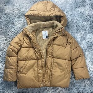 Gap ColdControl Max Puffer Jacket Boys Size Small (6/7) Acorn Brown